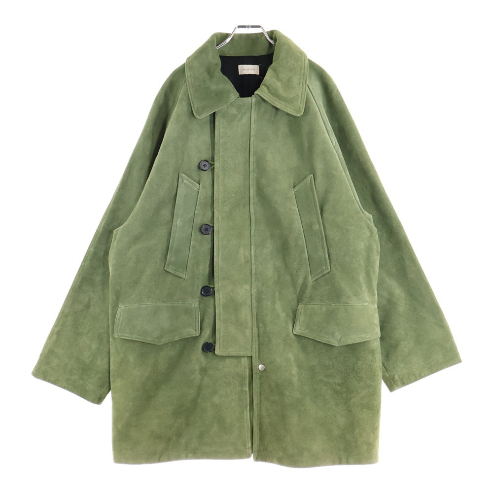 BED J.W. FORD(ベッドフォード) 24AW Leather Blouson 24AW-B-JM08 ロングコート アウター カーキ