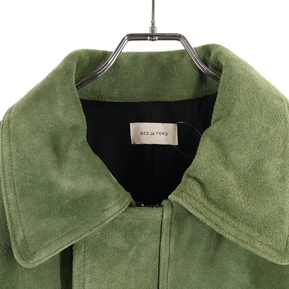 BED J.W. FORD(ベッドフォード) 24AW Leather Blouson 24AW-B-JM08 ロングコート アウター カーキ
