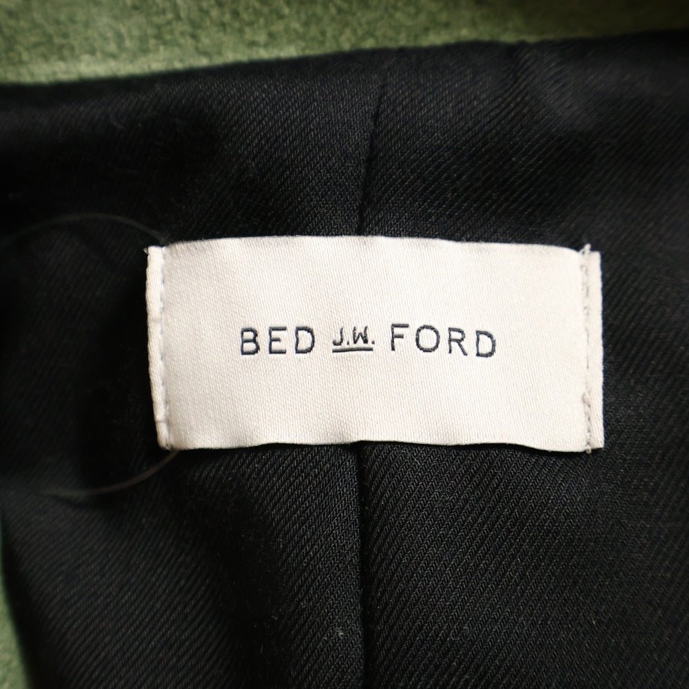 BED J.W. FORD(ベッドフォード) 24AW Leather Blouson 24AW-B-JM08 ロングコート アウター カーキ