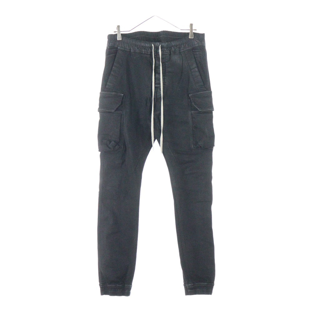 DRKSHDW(ダークシャドウ) 21AW MASTODON CUT PANTS IN STRETCH DENIM マストドンカット デニムジョガーパンツ DU02A3386-SBB ブラック