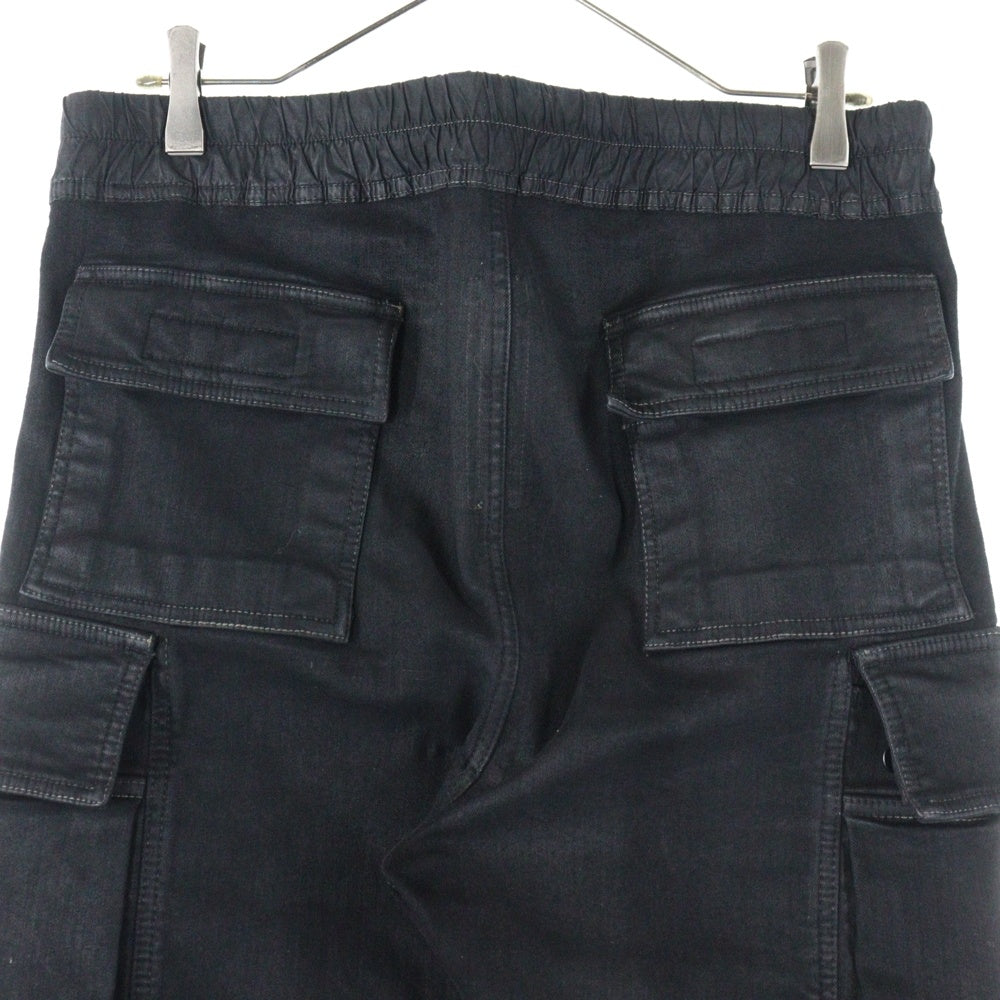 DRKSHDW(ダークシャドウ) 21AW MASTODON CUT PANTS IN STRETCH DENIM マストドンカット デニムジョガーパンツ DU02A3386-SBB ブラック