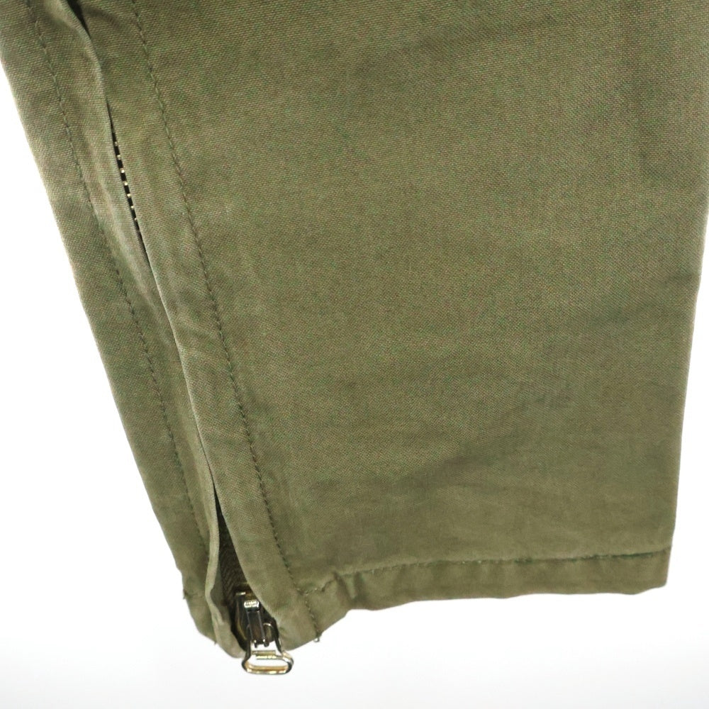READY MADE(レディメイド) ×FEAR OF GOD フィアオブゴッド 40本限定 ヴィンテージコットン ミリタリーロングパンツ カーキ