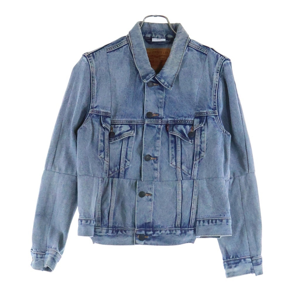 VETEMENTS(ヴェトモン) ×LEVIS リーバイス ドッキング 再構築 デニムトラッカージャケット インディゴ