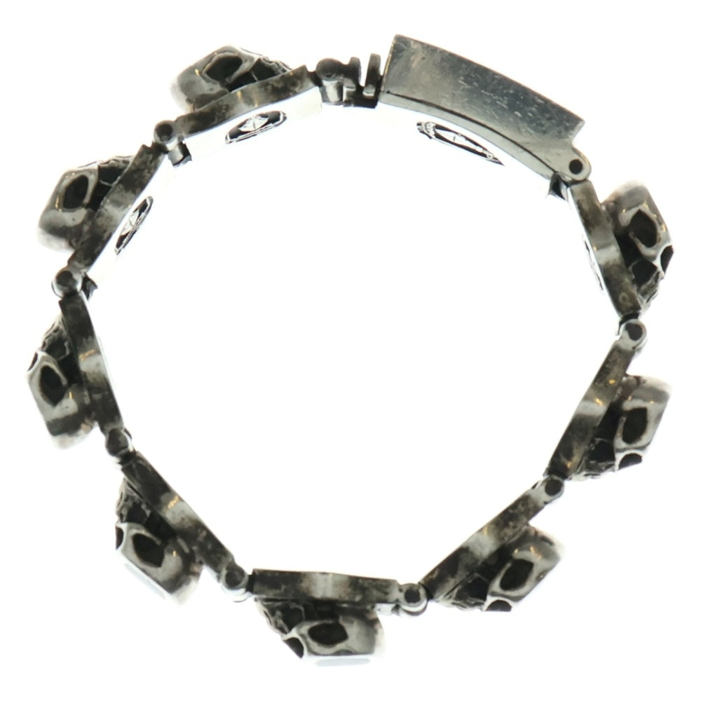 MARCOS(マルコス) Bracelet TYPE SWA FLAT HEAD スカルリンク シルバーブレスレット