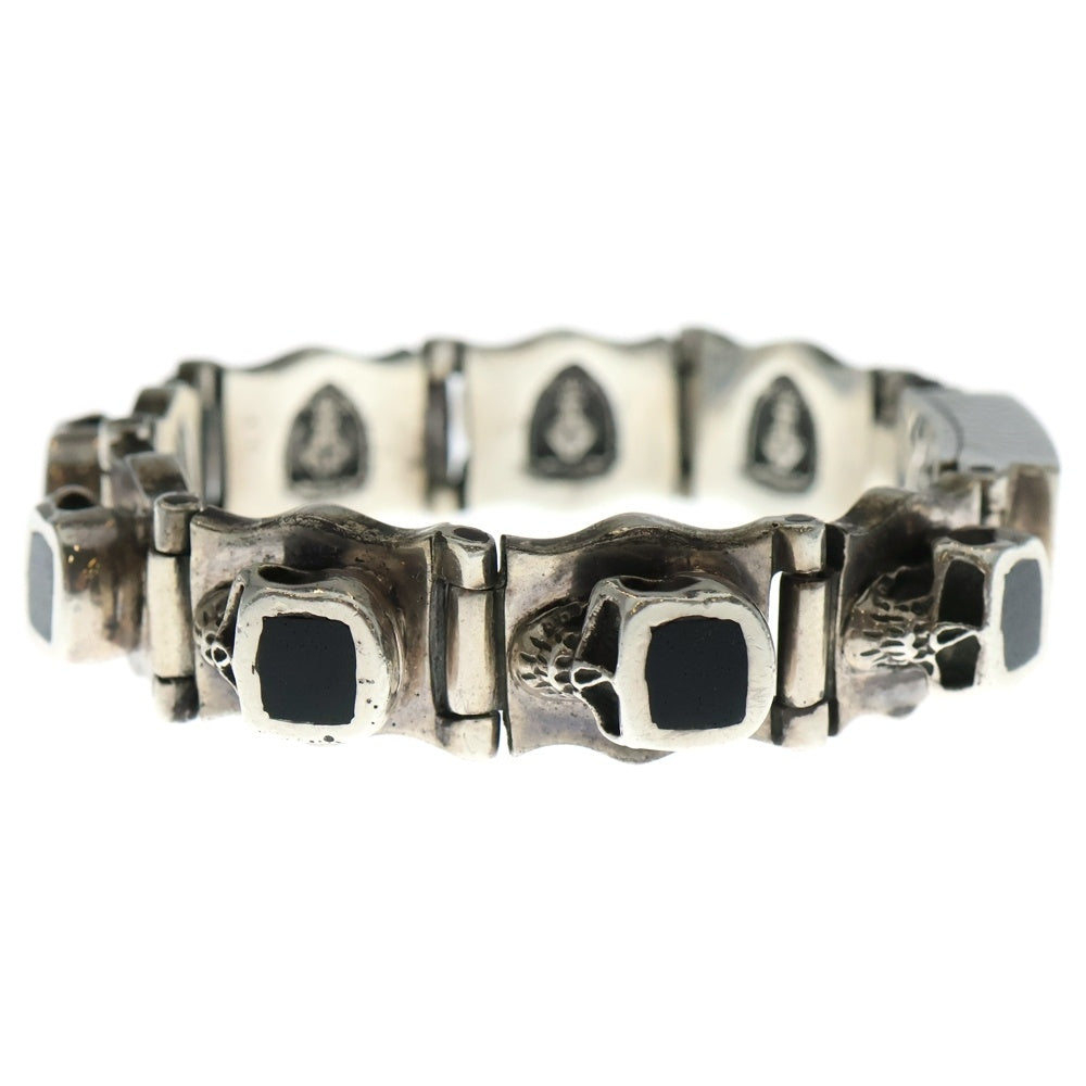 MARCOS(マルコス) Bracelet TYPE SWA FLAT HEAD スカルリンク シルバーブレスレット