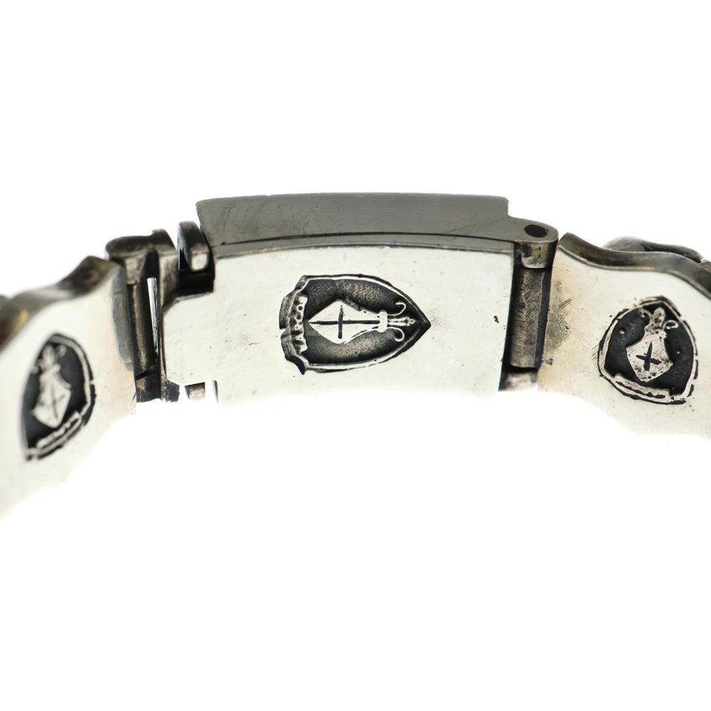 MARCOS(マルコス) Bracelet TYPE SWA FLAT HEAD スカルリンク シルバーブレスレット