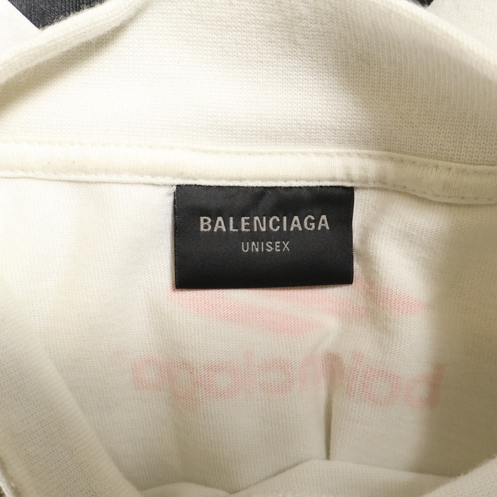 BALENCIAGA(バレンシアガ) 23SS TOP LEAGUE Tee 半袖Tシャツカットソー ホワイト 770919 TPVE9