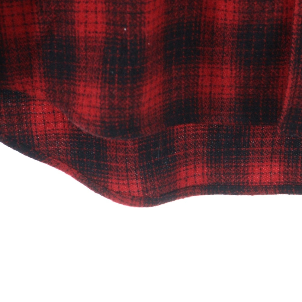CELINE(セリーヌ) Shortsleeve Check Shirt C289984 2221 チェック柄 長袖シャツ レッド