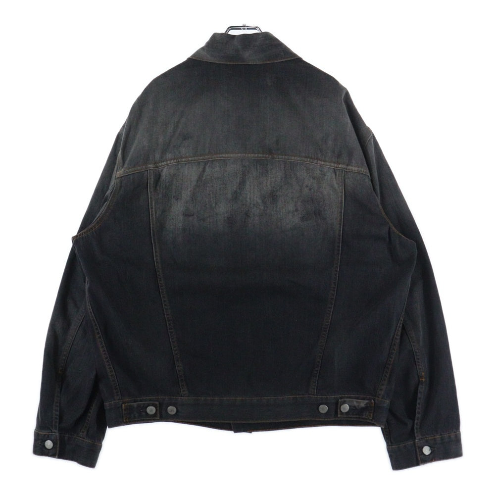 Acne Studios(アクネ ストゥディオズ) 25SS オーバーサイズ ペンキ加工 デニムジャケット グレー FN-UX-OUTW000073