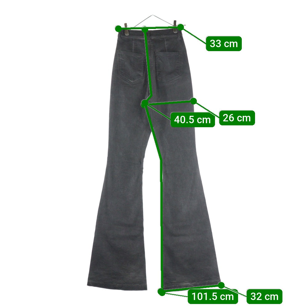 DRKSHDW(ダークシャドウ) BOLAN DARK DUST ボラン ブーツカット デニム パンツ ダークグレー DS01D1311-SCF