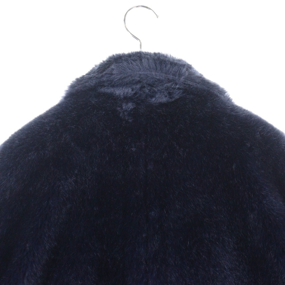 SUPREME(シュプリーム) 17AW ×SCHOTT Faux Fur Peacoat ショット ファー ピーコート ネイビー