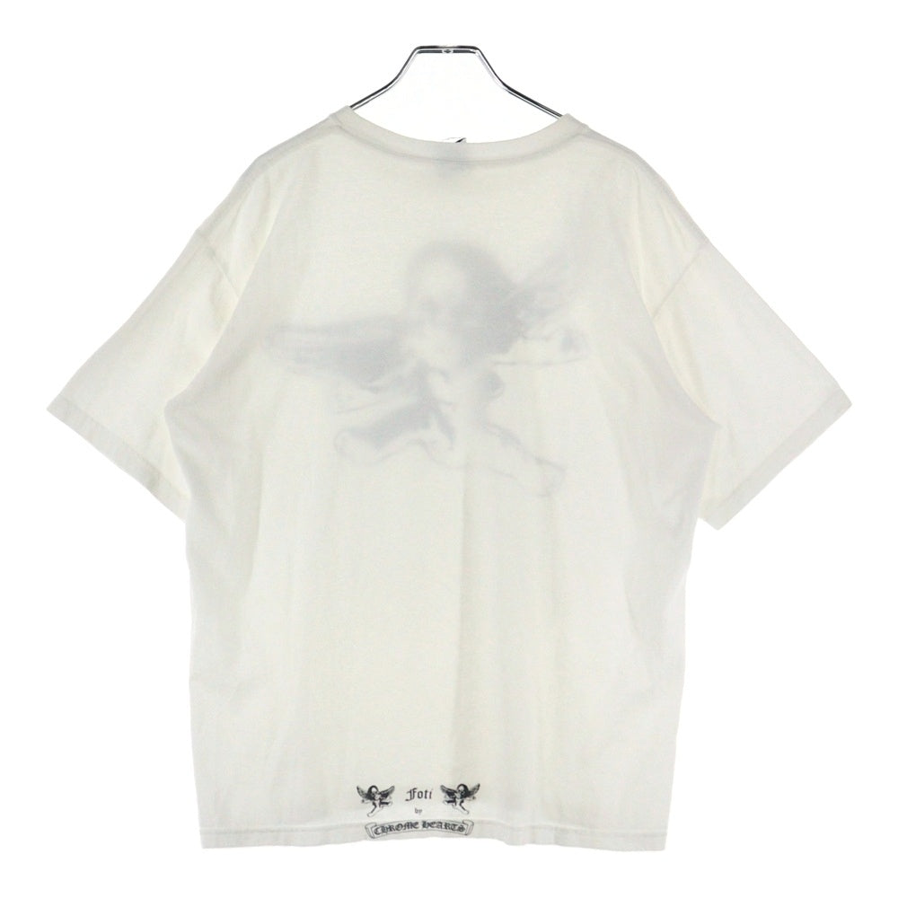 CHROME HEARTS(クロムハーツ) OLD FOTI フォティ フロントプリント クルーネック 半袖Tシャツ ホワイト