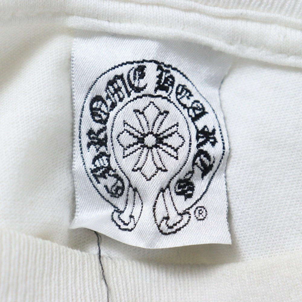 CHROME HEARTS(クロムハーツ) OLD FOTI フォティ フロントプリント クルーネック 半袖Tシャツ ホワイト