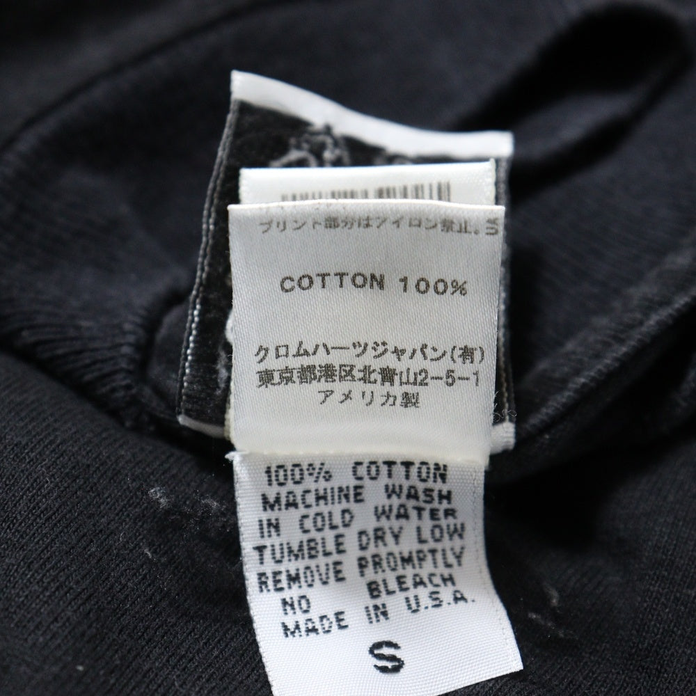CHROME HEARTS(クロムハーツ) FOTI フォティ ポケット付き クルーネック 半袖Tシャツ ブラック
