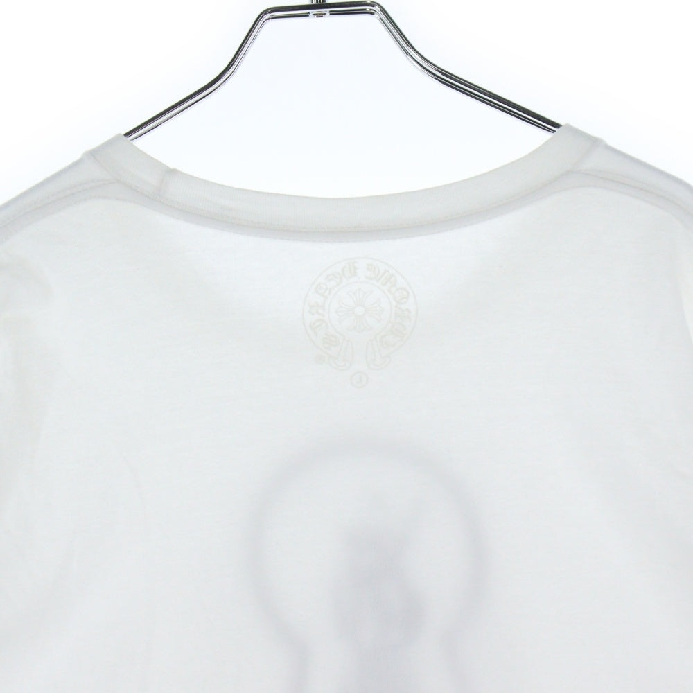 CHROME HEARTS(クロムハーツ) スキッピー フロントロゴプリント 半袖Tシャツ ホワイト