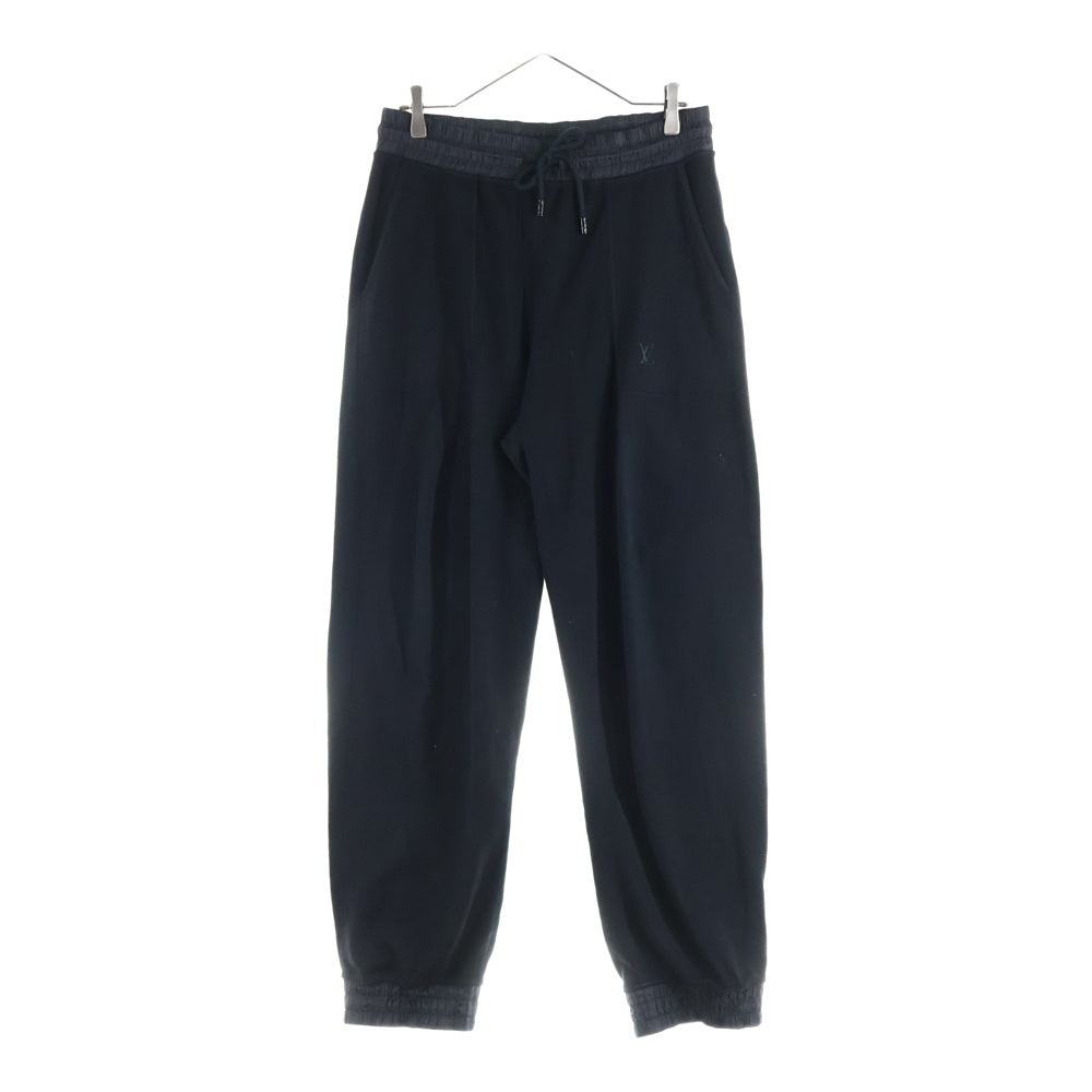 LOUIS VUITTON(ルイヴィトン) 23SS ロゴ刺繍ナイロンハイブリッドジョギングパンツ ブラック RM231Q ZLW HON41W