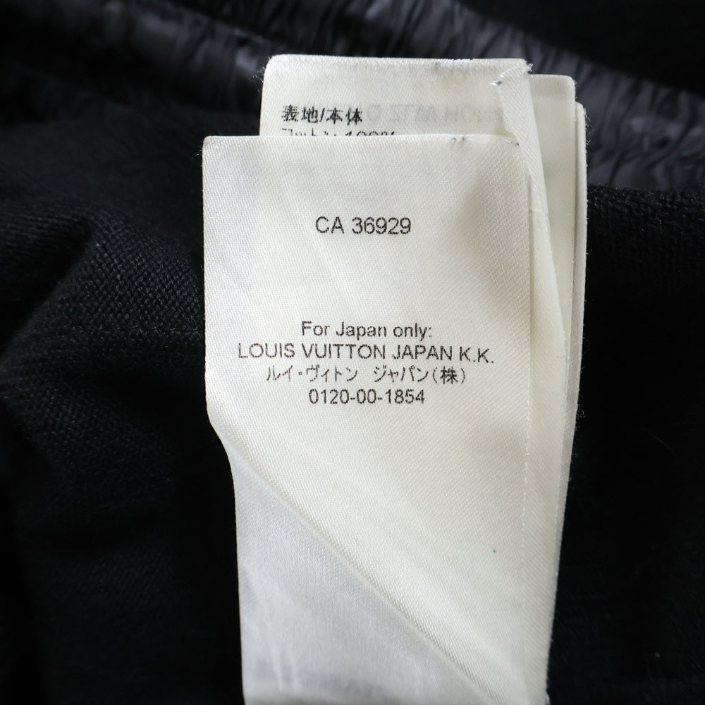 LOUIS VUITTON(ルイヴィトン) 23SS ロゴ刺繍ナイロンハイブリッドジョギングパンツ ブラック RM231Q ZLW HON41W