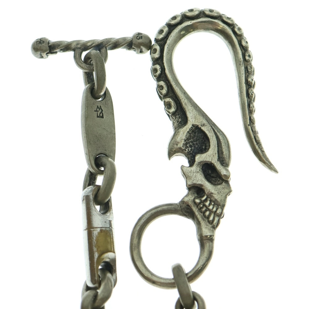 Travis Walker(トラヴィスワーカー) Fast43 R.N.R WC 5TH ファスト43 スカルウォレットチェーン シルバー