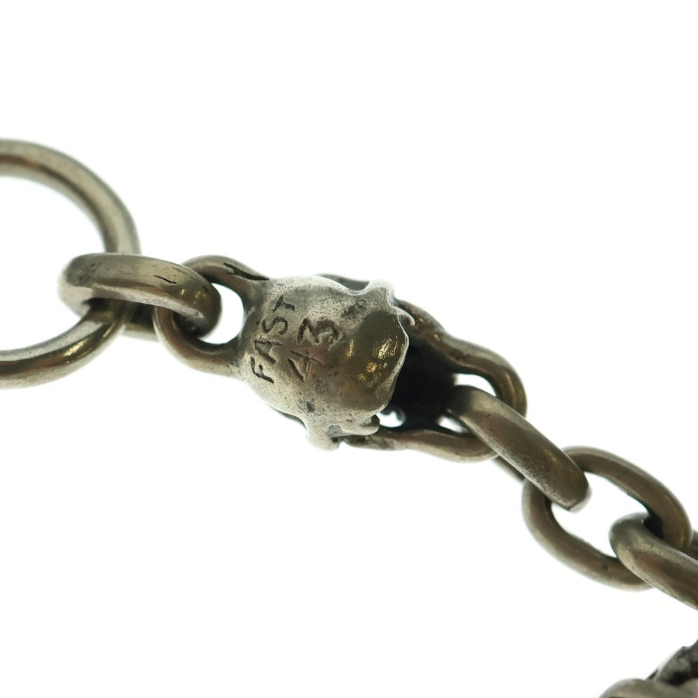 Travis Walker(トラヴィスワーカー) Fast43 R.N.R WC 5TH ファスト43 スカルウォレットチェーン シルバー