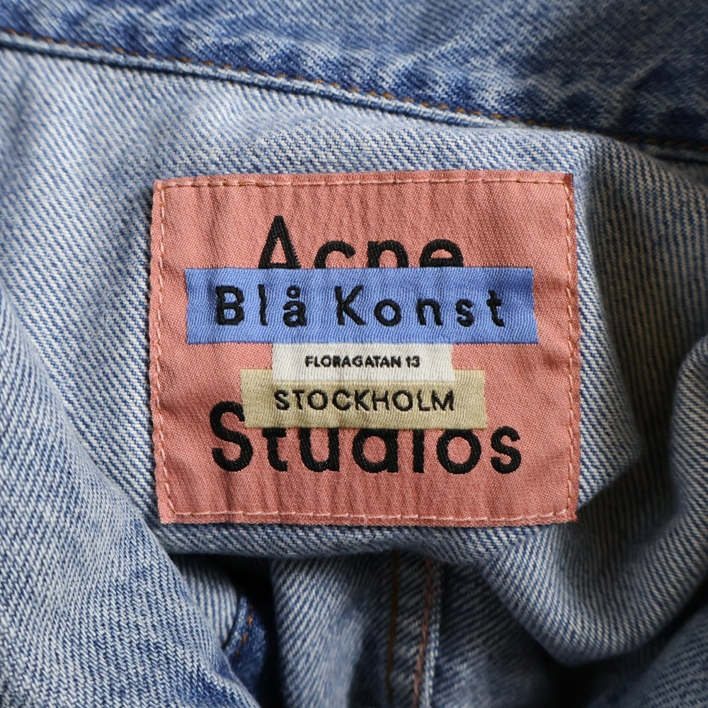 Acne Studios(アクネ ストゥディオズ) オーバーサイズ デニムジャケット インディゴ BK-UX-OUTW000016