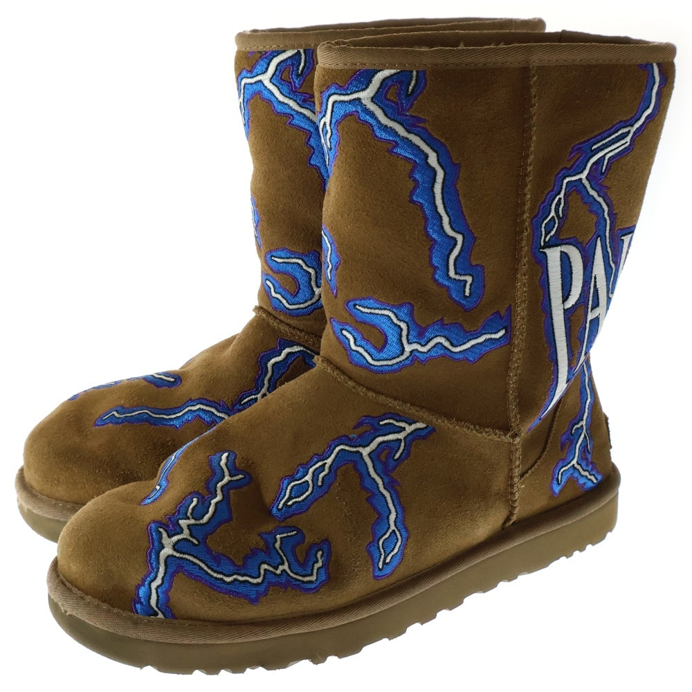 UGG(アグ) ×PALACE Classic Short Boot Lightning パレス ライトニング ボア ムートンブーツ ブラウン US11/29cm
