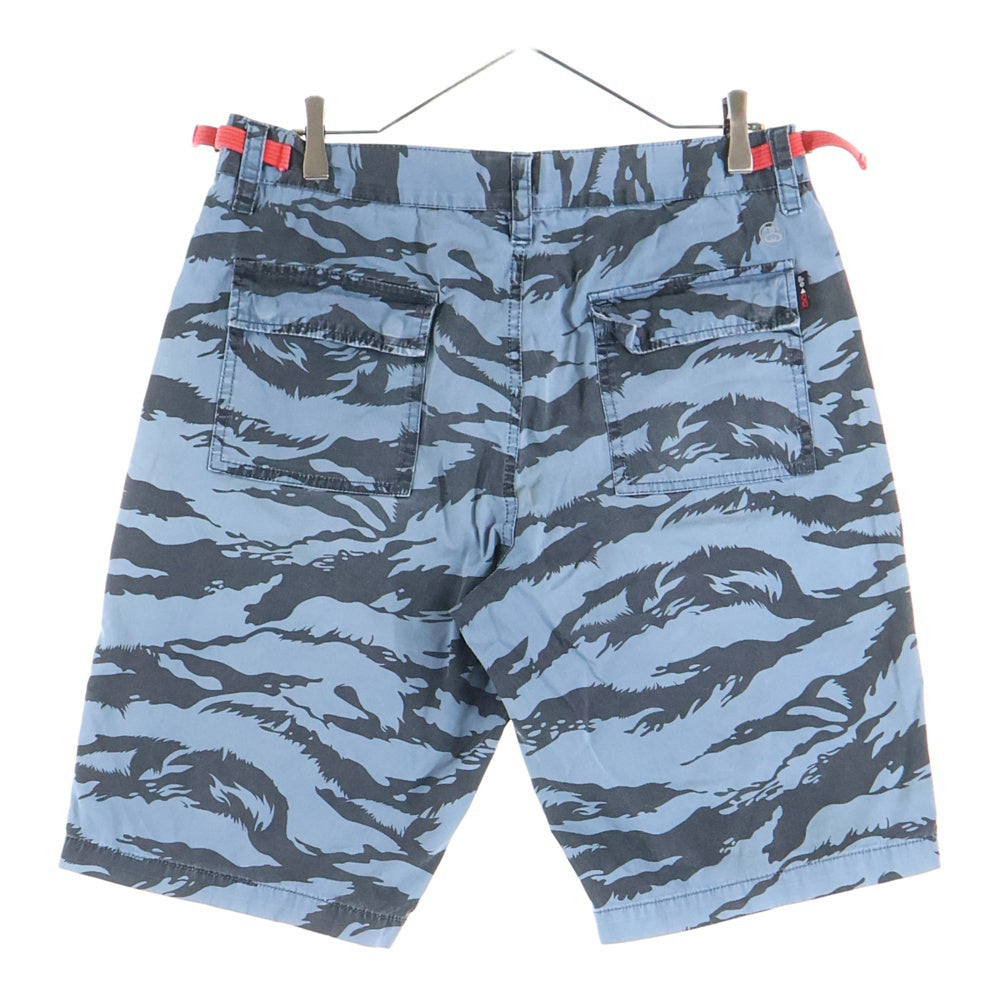 STUSSY(ステューシー) タイガーカモ ミリタリーショーツ ハーフパンツ ブルー