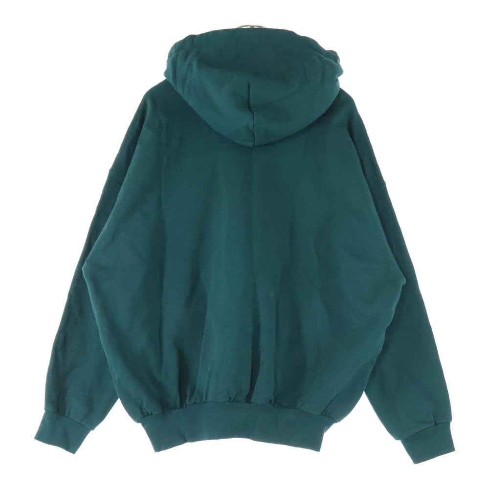 KEBOZ(ケボズ) Logo Patch Hoodie ロゴパッチフーディ プルオーバーパーカー グリーン