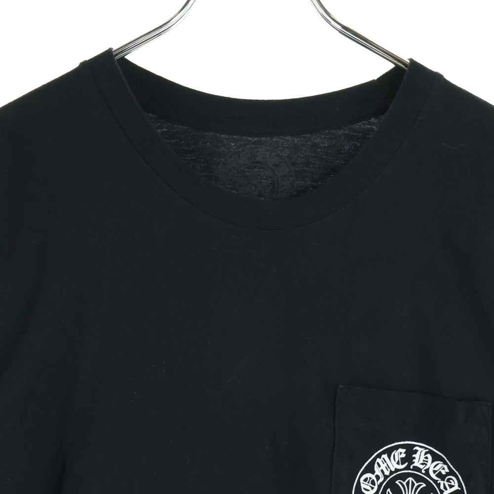 CHROME HEARTS(クロムハーツ) CHプラス バックホースシュー 半袖Tシャツ カットソー ブラック