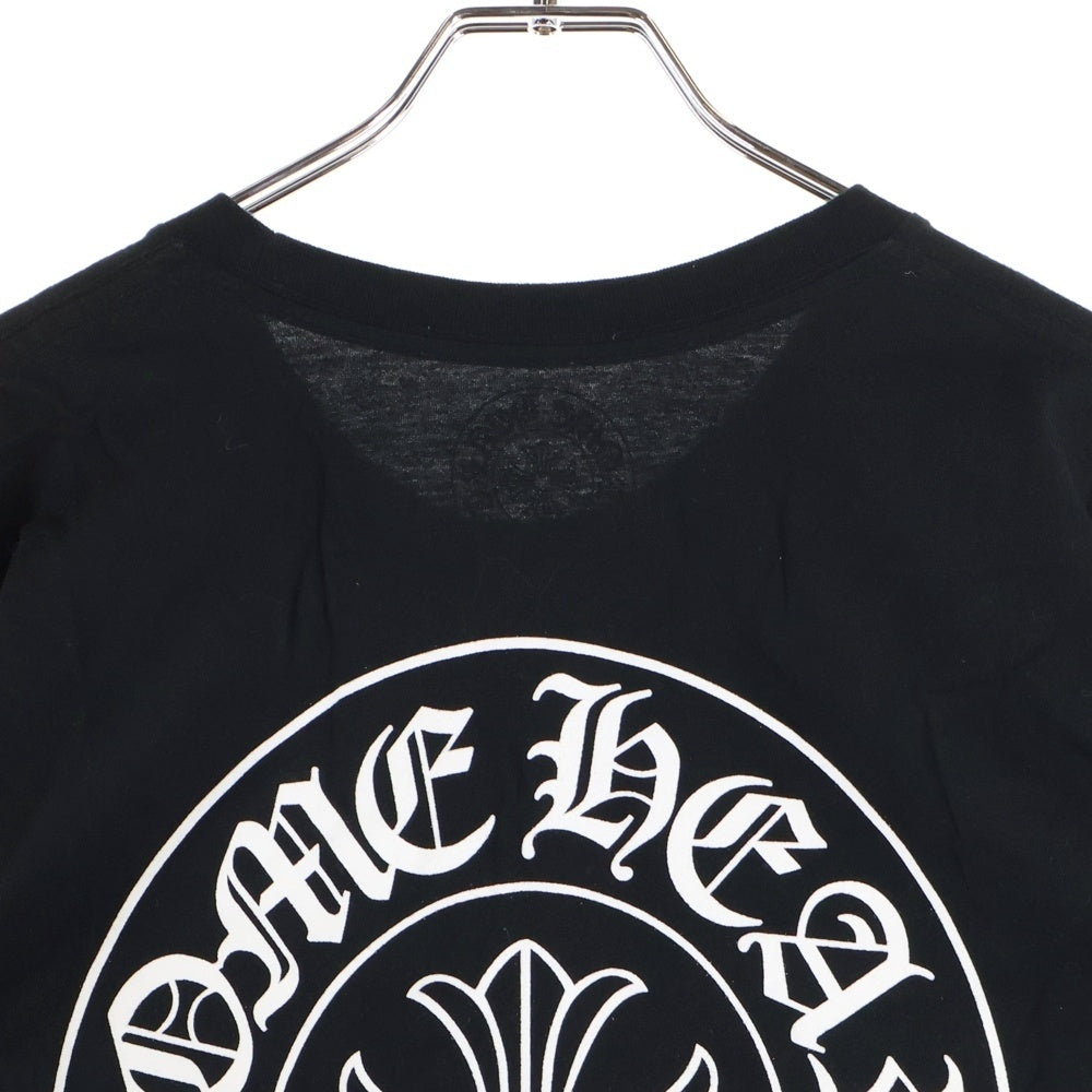 CHROME HEARTS(クロムハーツ) CHプラス バックホースシュー 半袖Tシャツ カットソー ブラック