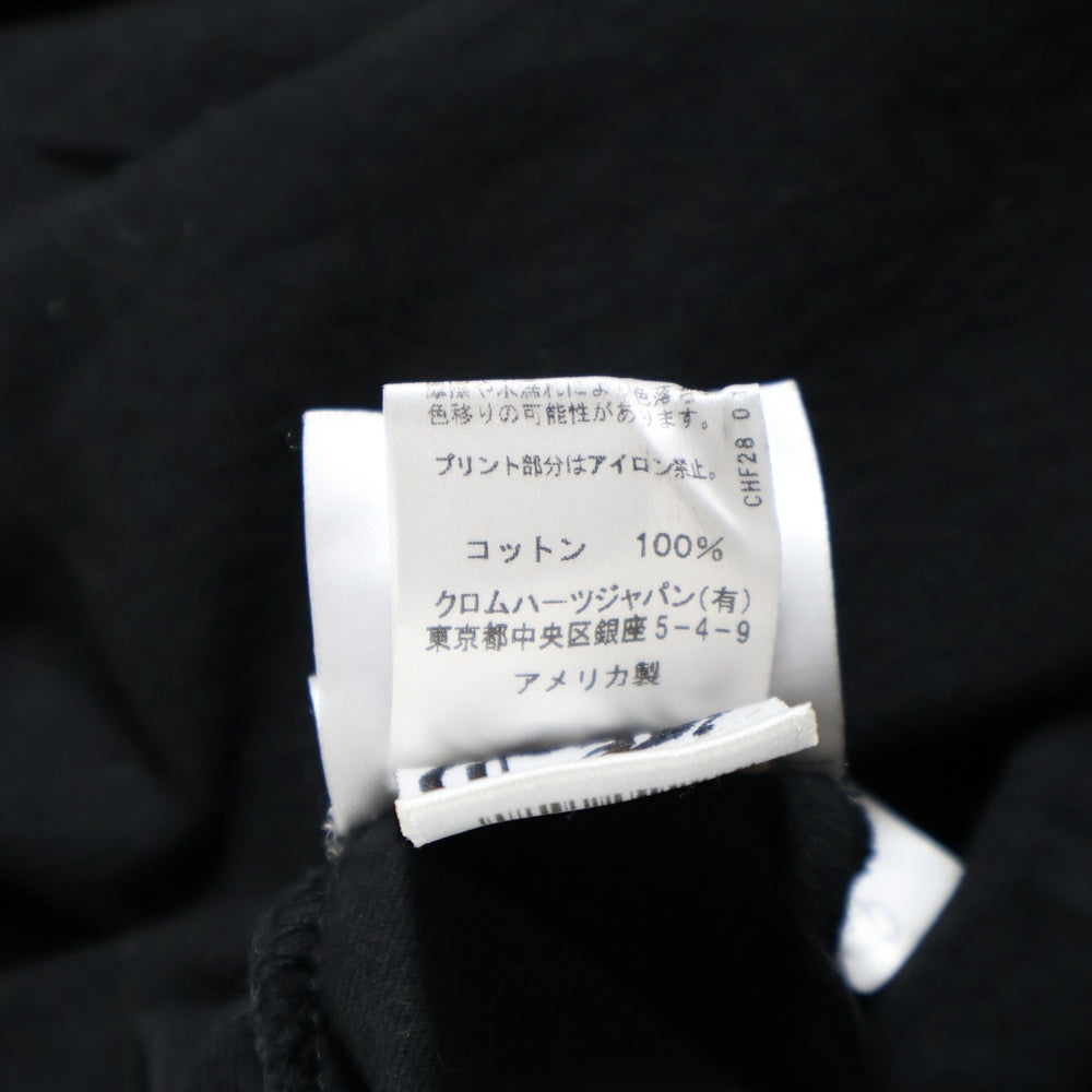 CHROME HEARTS(クロムハーツ) CHプラス バックホースシュー 半袖Tシャツ カットソー ブラック