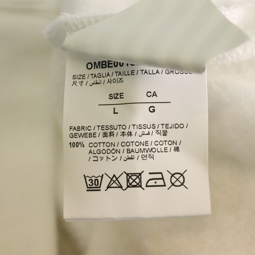 OFF-WHITE(オフホワイト) 20SS CARAVAGGIO ARROW Hoodie OMBE001S20E30004 バックプリント ジップアップフーディ パーカー ホワイト