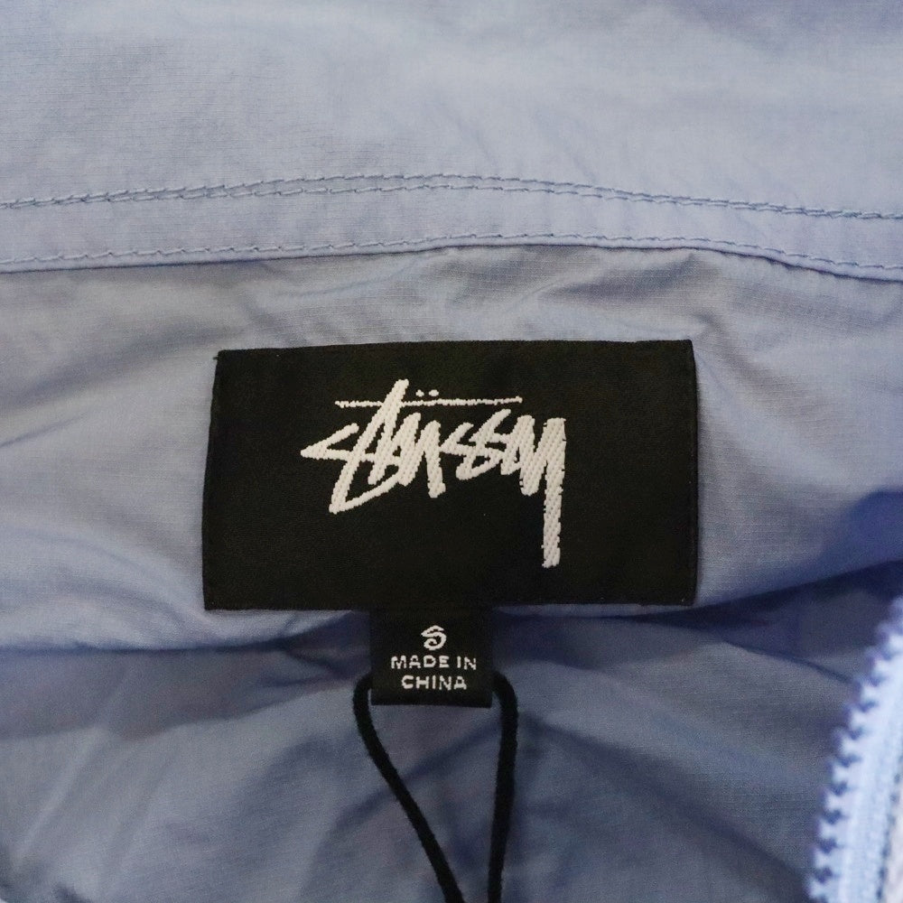 STUSSY(ステューシー) 25AW Warm Up Pullover ウォームアップ プルオーバー ナイロン ジャケット ブルー/レッド 115878