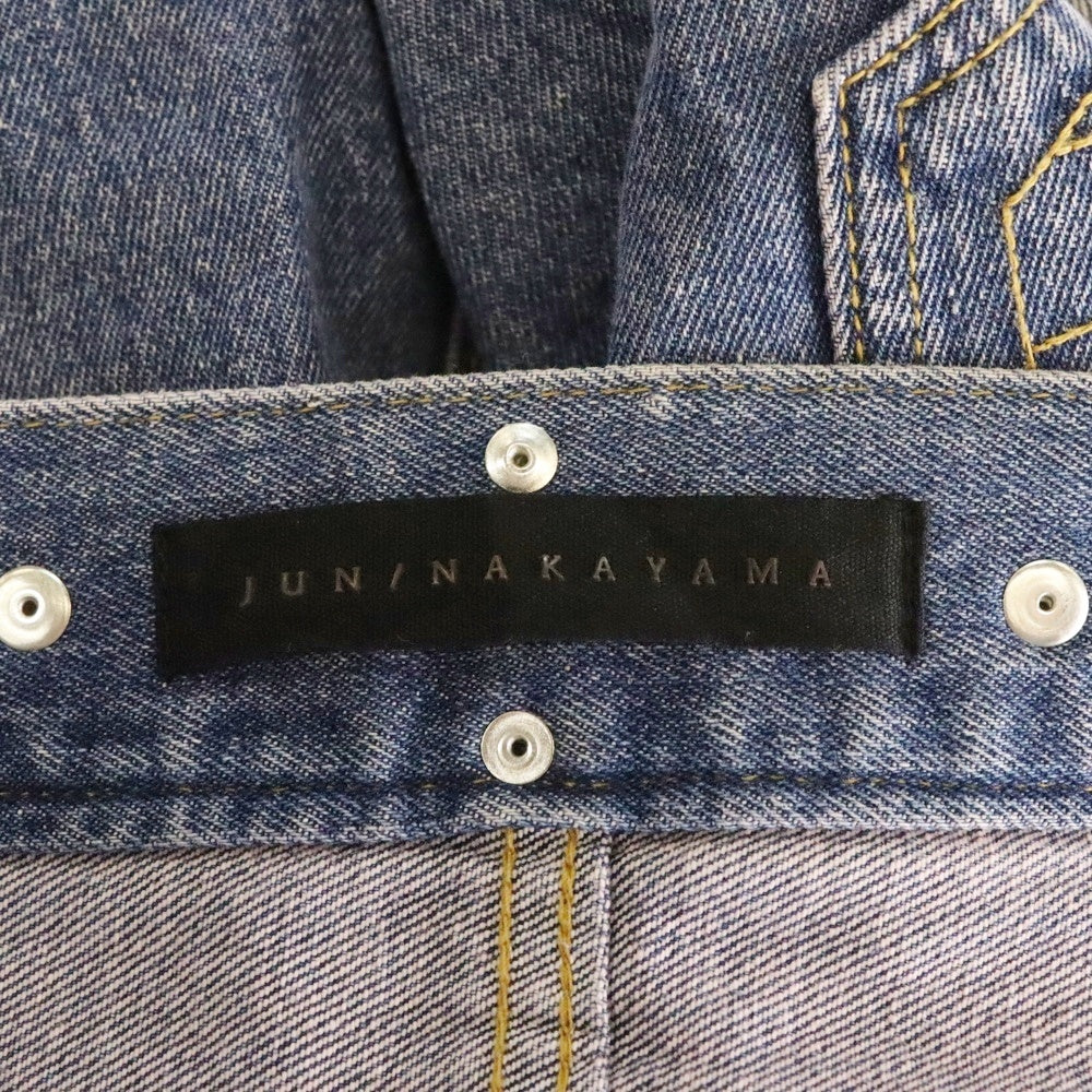 JUN / NAKAYAMA(ジュンナカヤマ) 24AW WESTERN STUDS DENIM PANTS ウェスタン スタッズデニムパンツ インディゴ JN-FW24-028