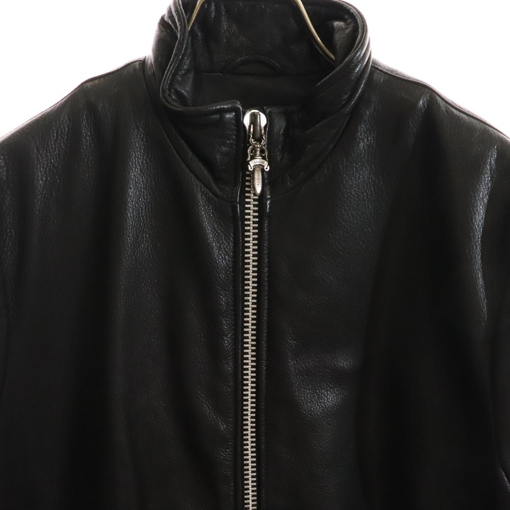 CHROME HEARTS(クロムハーツ) PRFCT LTHR パーフェクトレザー ダガージップ シングルライダース レザージャケット ブラック