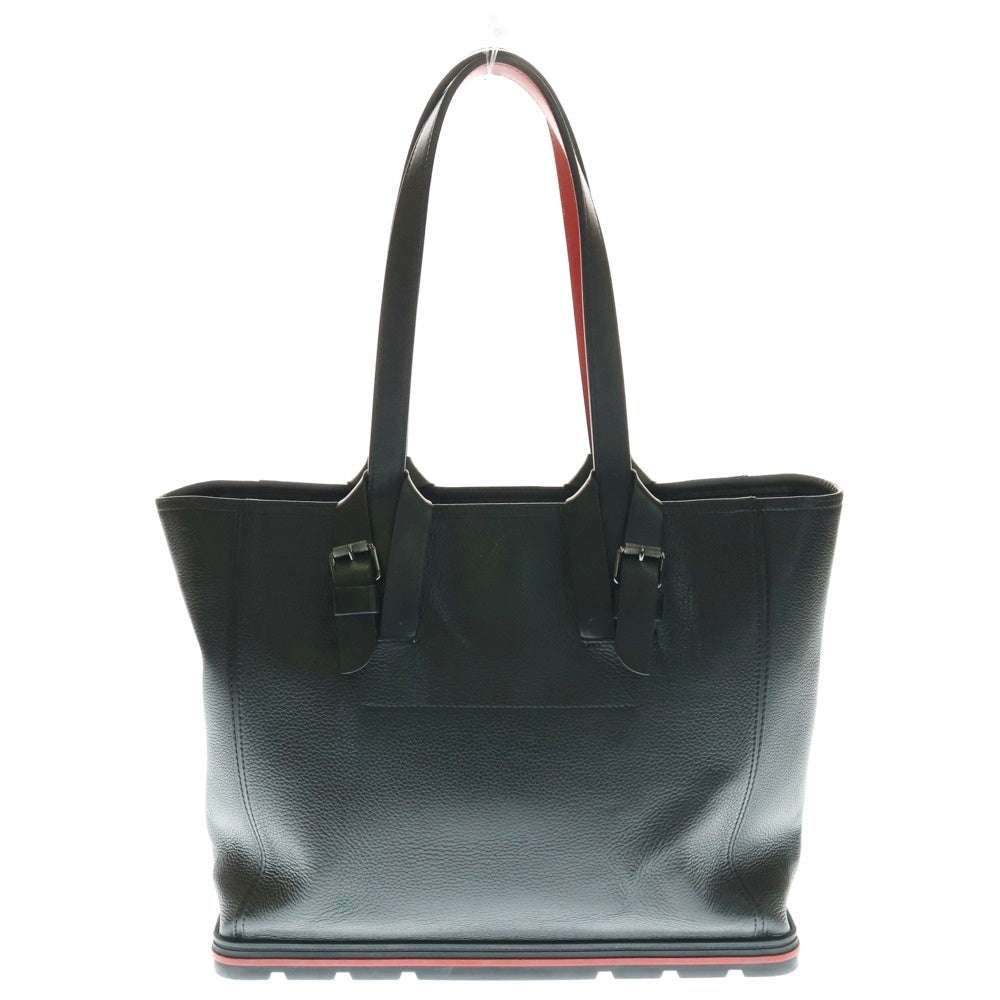 CHRISTIAN LOUBOUTIN(クリスチャンルブタン) KABIKER SMALL カバイカースモール レザートートバッグ ブラック 1205119