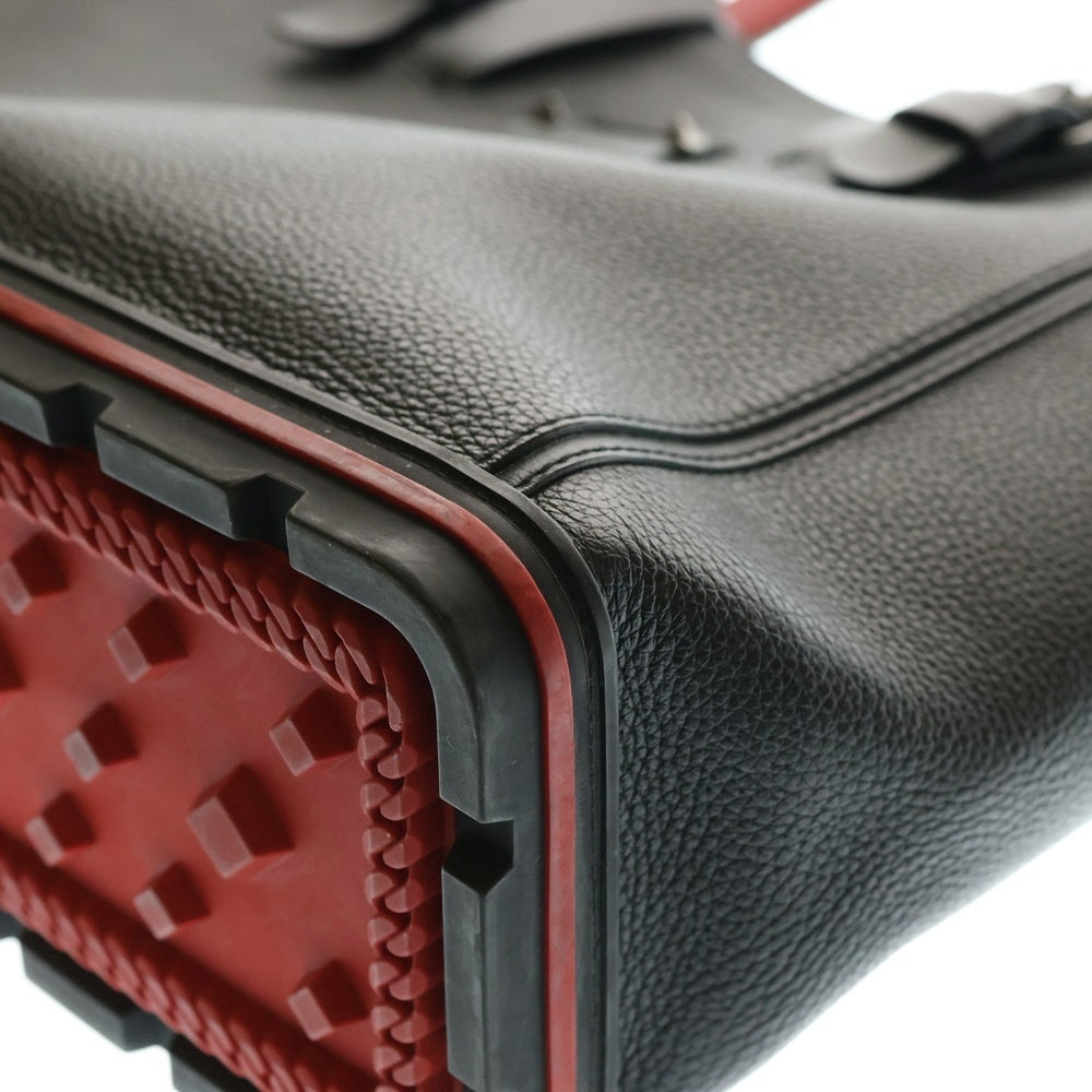 CHRISTIAN LOUBOUTIN(クリスチャンルブタン) KABIKER SMALL カバイカースモール レザートートバッグ ブラック 1205119