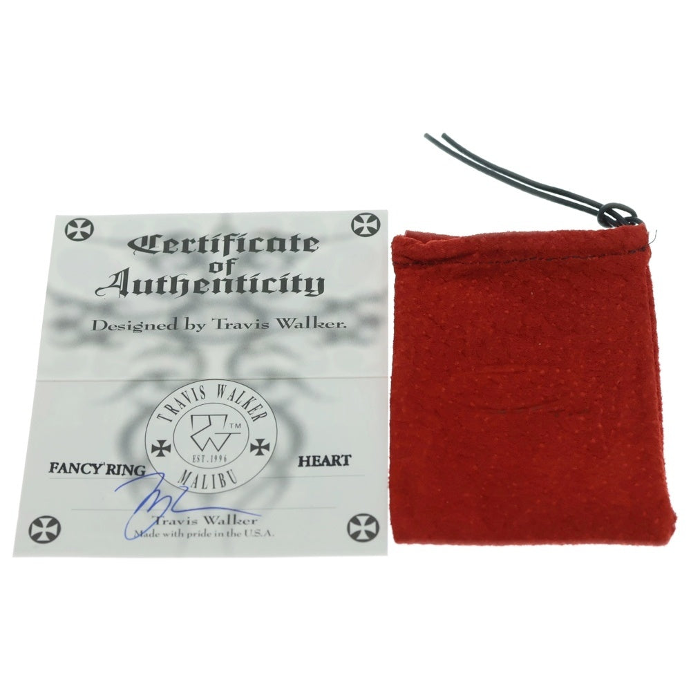 Travis Walker(トラヴィスワーカー) FANCY RING ファンシー ハートモチーフリング 14号 指輪 シルバー