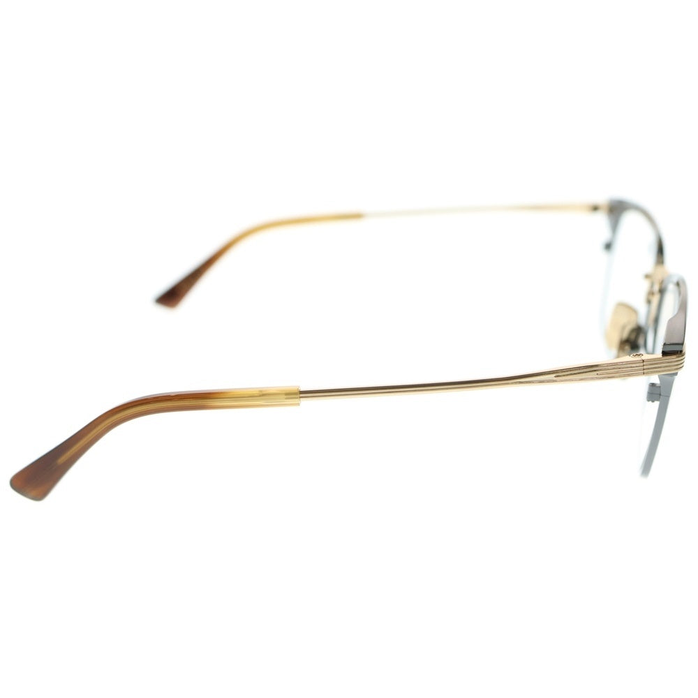 DITA(ディータ) LINRCON スクエアーフレーム メガネ アイウェア 眼鏡 ブラック/ゴールド DTX167--A-02