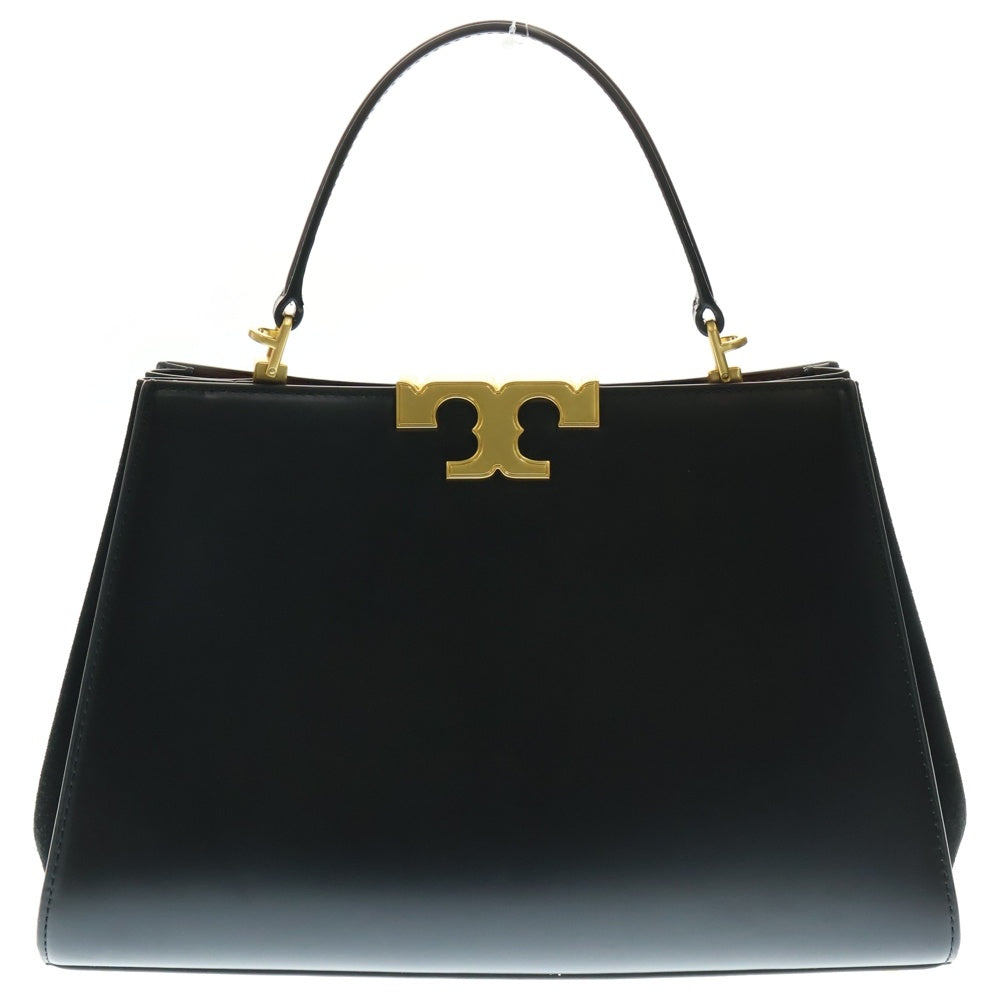 TORY BURCH(トリー バーチ) Eleanor エレノア サッチェル レディース レザーハンドバッグ 137312 ブラック/ブラウン
