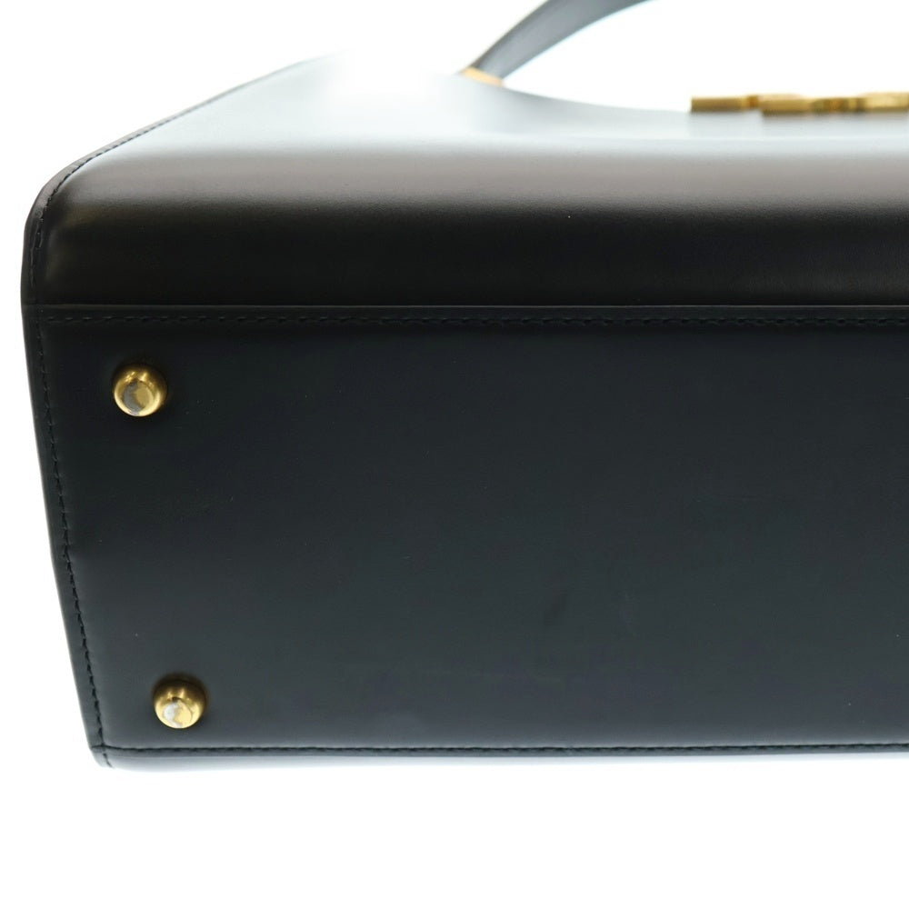 TORY BURCH(トリー バーチ) Eleanor エレノア サッチェル レディース レザーハンドバッグ 137312 ブラック/ブラウン
