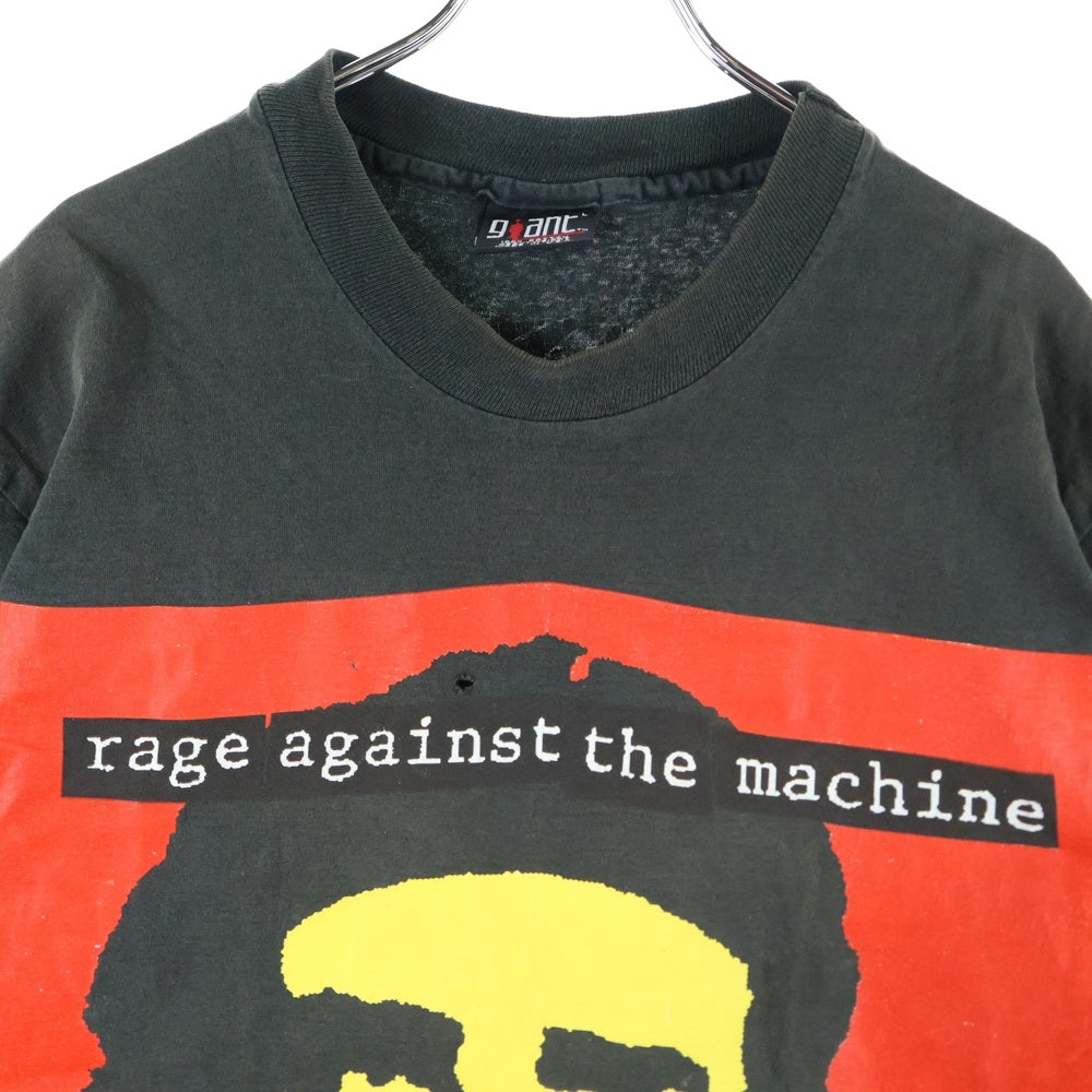 VINTAGE(ヴィンテージ) 90s RAGE AGAINST THE MACHINE CHE GUEVARA FITS レイジアゲインストザマシーン チェ ゲバラ 半袖シャツ グレー