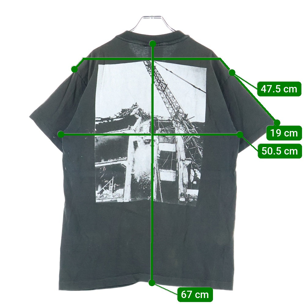 VINTAGE(ヴィンテージ) 90s RAGE AGAINST THE MACHINE CHE GUEVARA FITS レイジアゲインストザマシーン チェ ゲバラ 半袖シャツ グレー