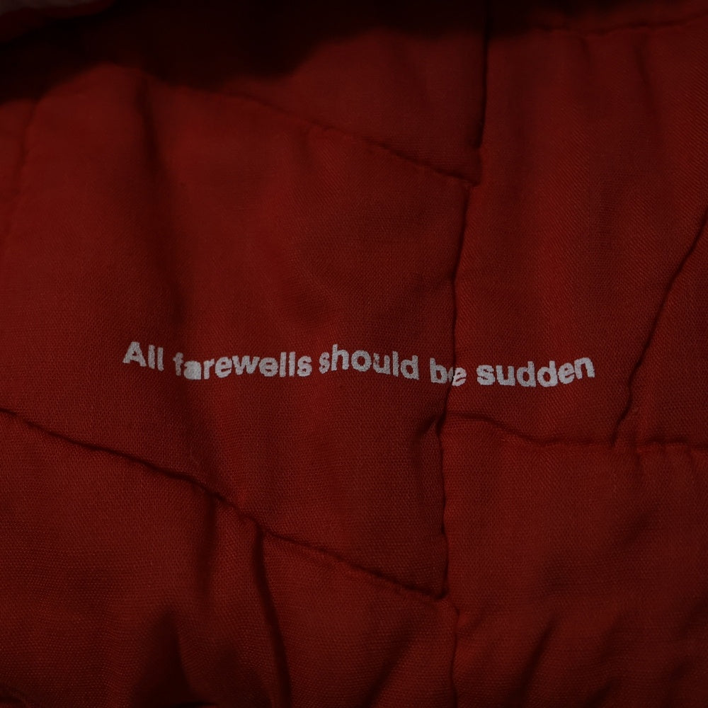 TAKAHIROMIYASHITA The SoloIst.(タカヒロミヤシタザソロイスト) ビンテージキルトフライトジャケット キルティングボンバージャケット sw.0162