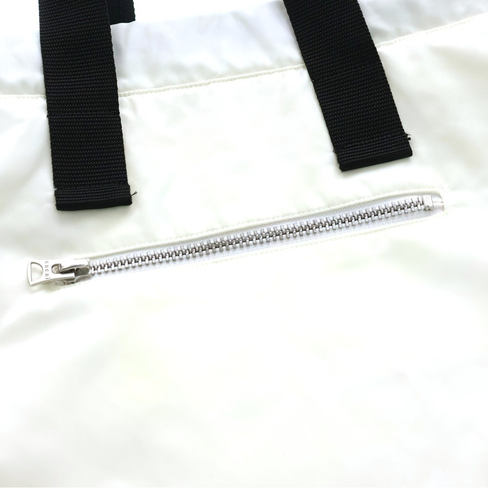 Sacai(サカイ) 22SS Reversible Knappsack リバーシブルナップサック バンダナ総柄トートバッグ 巾着 レッド/ホワイト