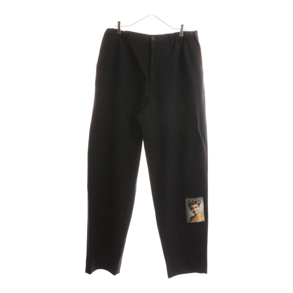 UNDERCOVER(アンダーカバー) 24AW ×Twin Peaks Patch Pants ツインピークス パッチパンツ ドローストリングイージースラックス パンツ UC2D4501-1 ブラック