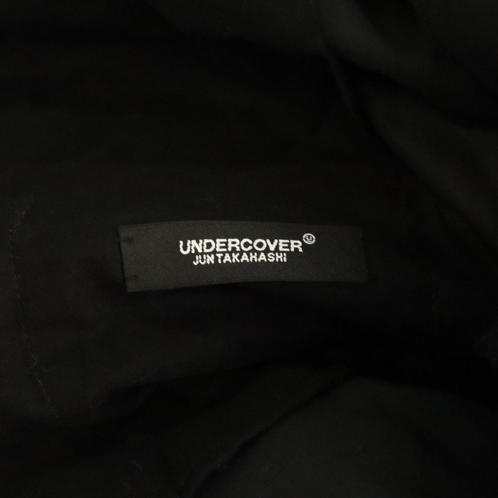 UNDERCOVER(アンダーカバー) 24AW ×Twin Peaks Patch Pants ツインピークス パッチパンツ ドローストリングイージースラックス パンツ UC2D4501-1 ブラック