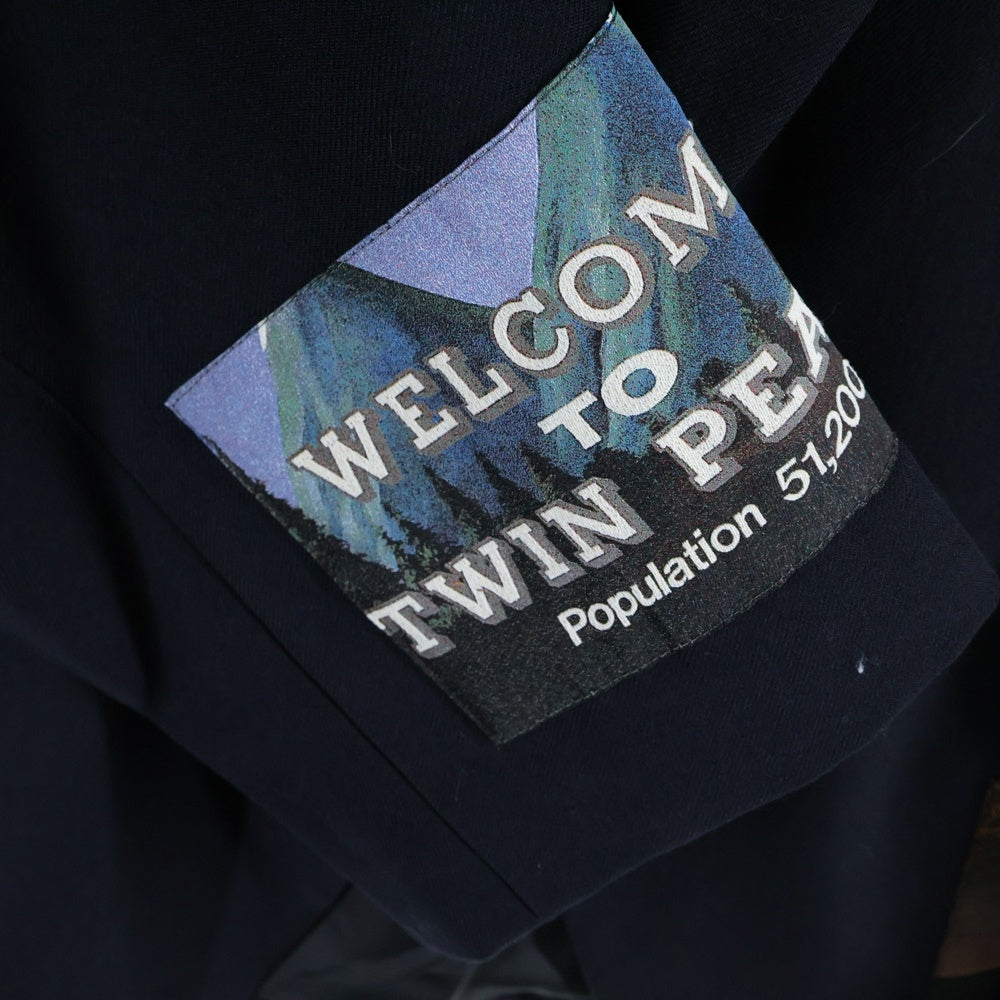 UNDERCOVER(アンダーカバー) 24AW ×Twin Peaks Patch Jacket ツインピークス パッチジャケット プリントパッチテーラードジャケット UC2D4101-1 ブラック