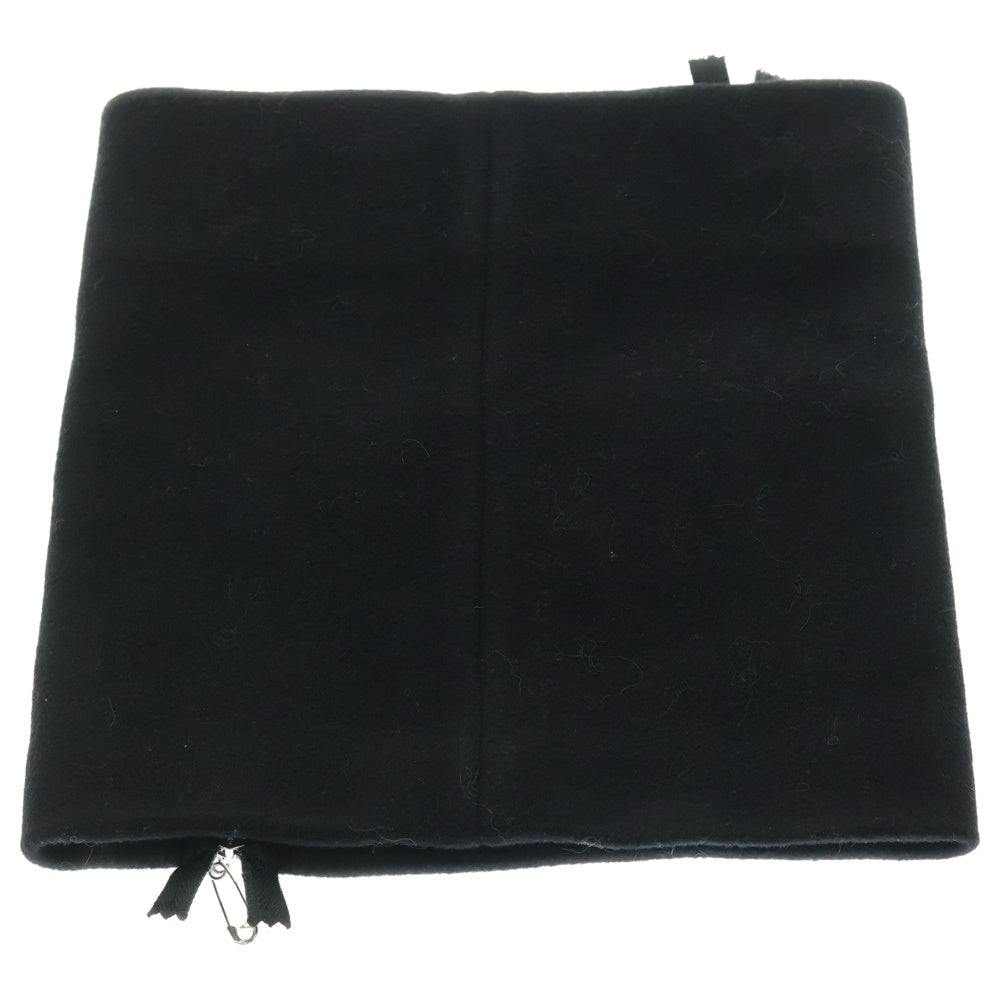 TAKAHIROMIYASHITA The SoloIst.(タカヒロミヤシタザソロイスト) 21AW Safety Pin Neck Warmer セーフティピンネックウォーマー ブラック