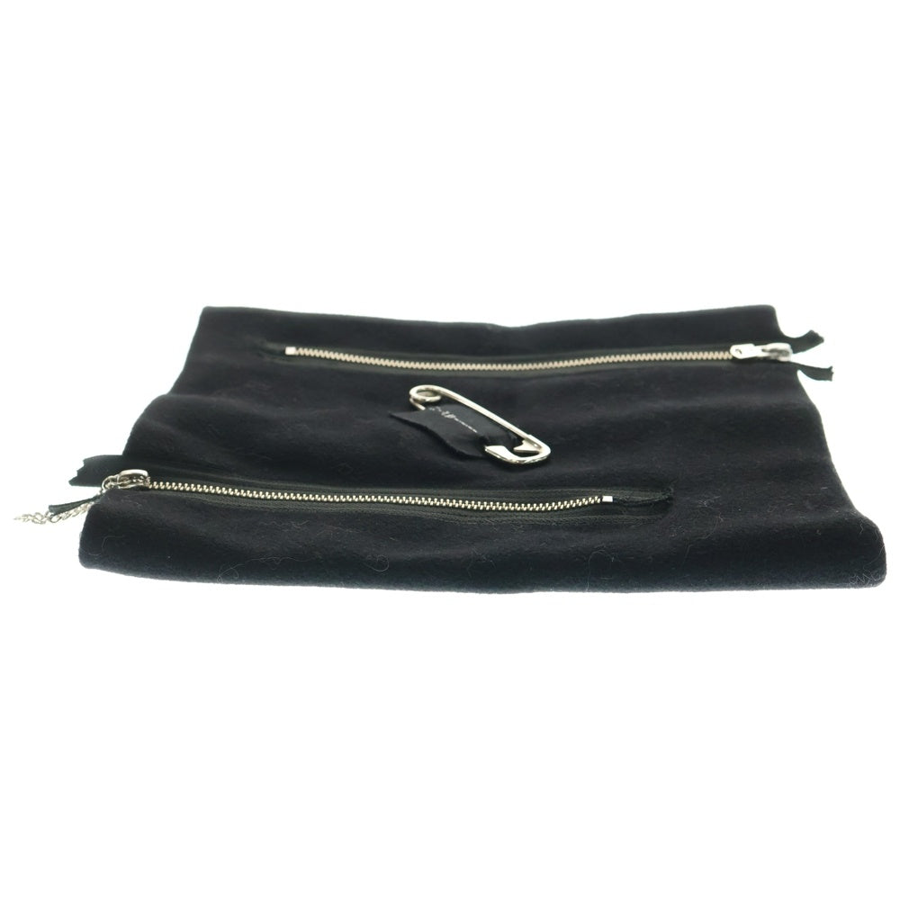 TAKAHIROMIYASHITA The SoloIst.(タカヒロミヤシタザソロイスト) 21AW Safety Pin Neck Warmer セーフティピンネックウォーマー ブラック