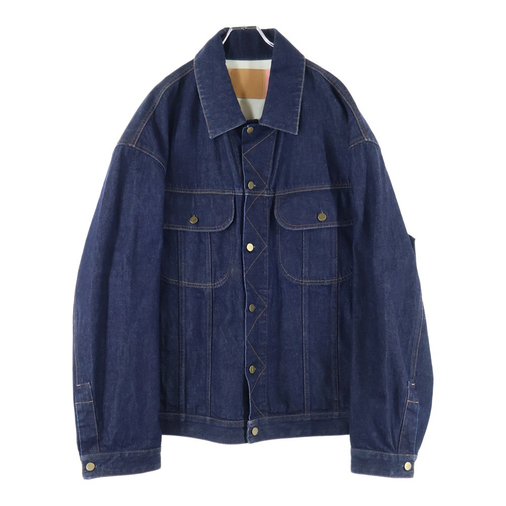 ACNE STUDIOS Bla Konst(アクネストゥディオズ ブロコンスト) Over Sized Unisex Fit Denim Jacket オーバーサイズドユニセックスフィットデニムジャケット インディゴ
